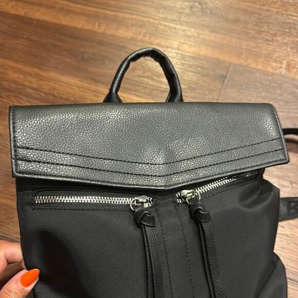 Botkier Black Faux Leather trim Backpack main image 10